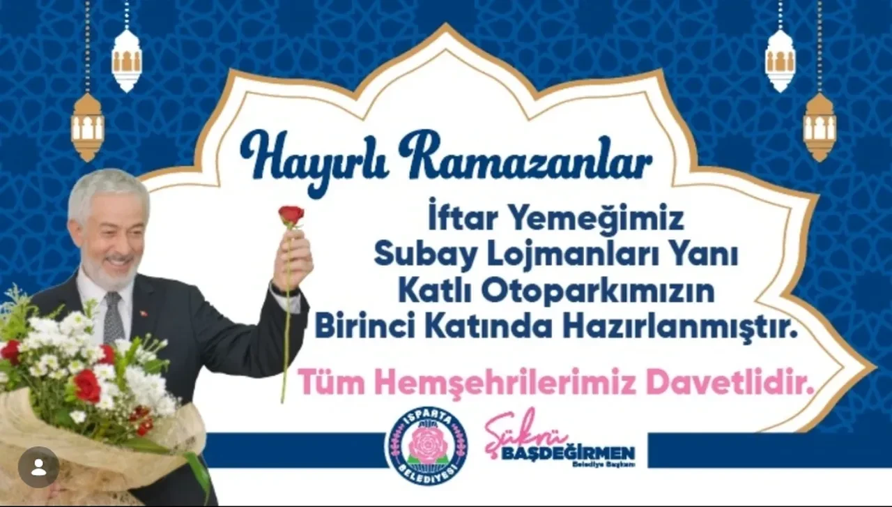 Isparta iftar çadırları nerede 2026! Isparta Yalvaç, Eğirdir, Şarkikaraağaç iftar çadırları yerleri?