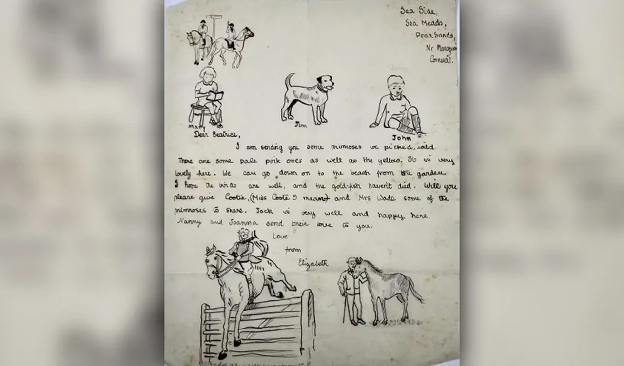 Kraliçe II. Elizabeth'in çocukluk mektubu satışa sunuluyor, neler yazdığı anlatıldı
