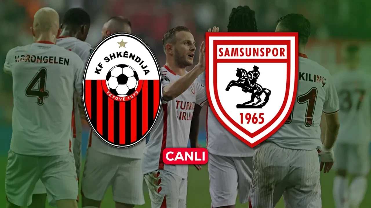 Samsunspor maçı hangi kanalda? Konferans Ligi Şkendiya maçı şifresiz kanalda yayınlanacak
