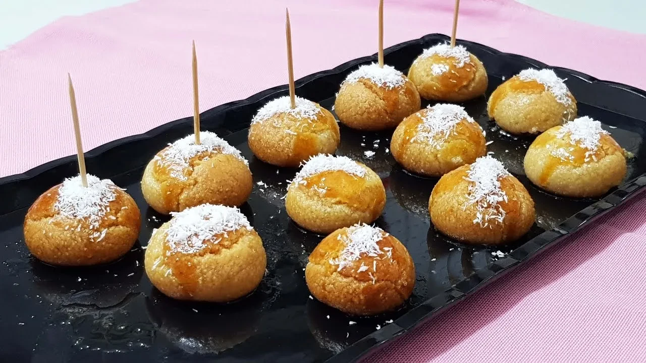 Gelinim Mutfakta şerbetli Ramazan topları tarifi! Dışı çıtır, şerbetli içiyle iftara 10 dakikada hazır