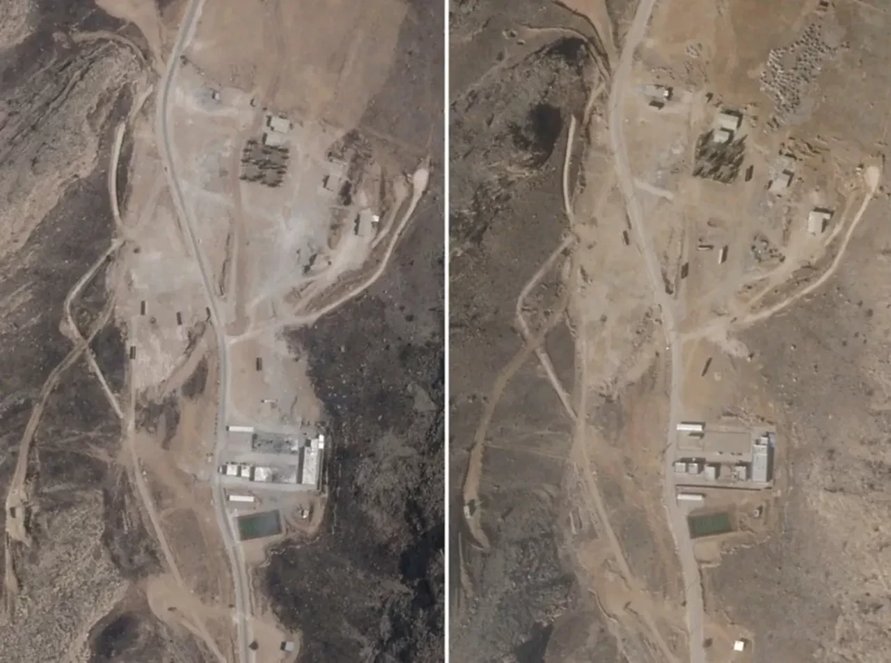 İran'ın bazı askeri, nükleer tesisleri 'görünmez' oldu! Uydu görüntüleri ortaya çıkardı