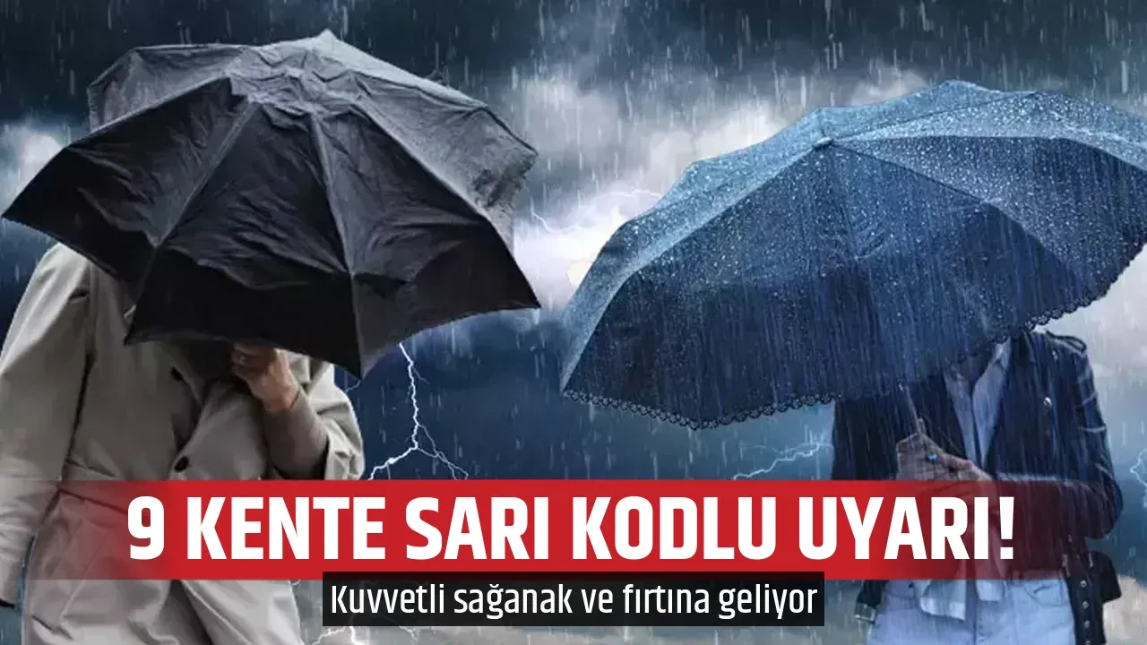 9 KENTE SARI KODLU UYARI!