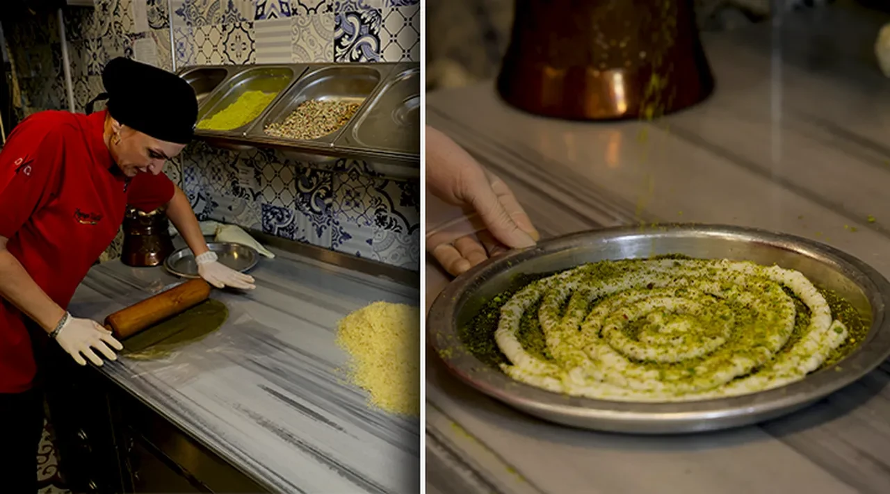 Soğuk aylarda size iyi gelecek o lezzet: Fıstık ezmeli künefe yok satıyor