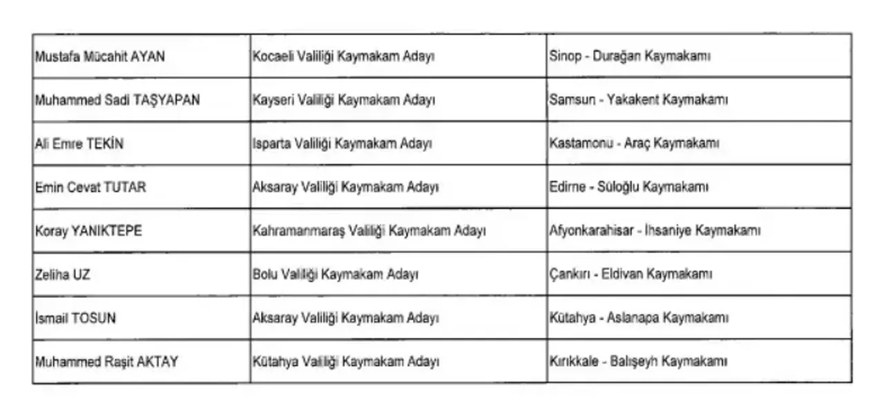 Valiler ve kaymakamlar kararnamesi Resmi Gazete’de! 5 ilin valisi değişti: İşte yeni isimler!
