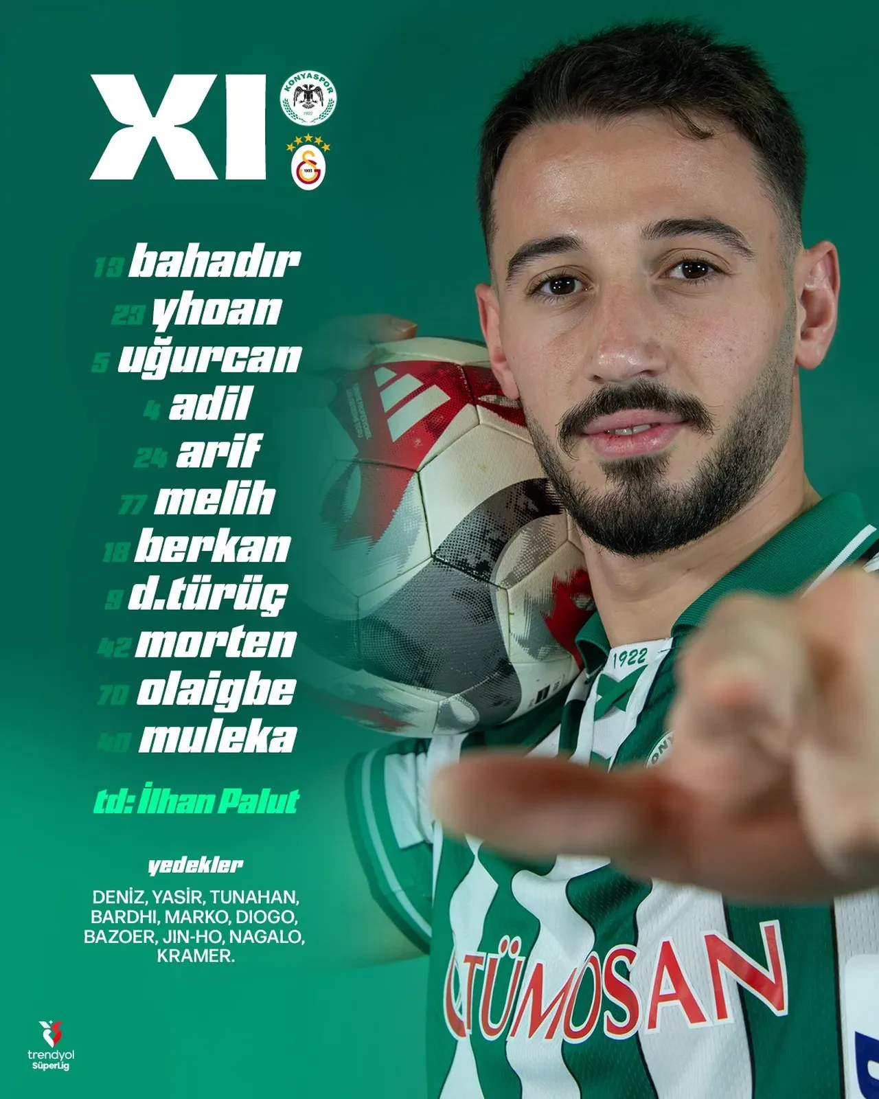 Galatasaray Konyaspor deplasmanında kaybetti: Süper Lig'de sürpriz!