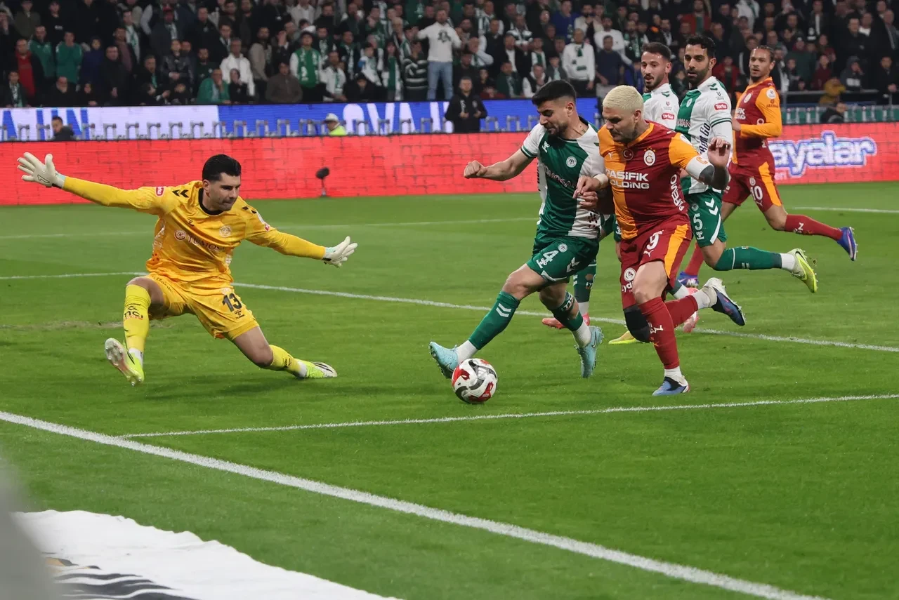 Galatasaray Konyaspor deplasmanında kaybetti: Süper Lig'de sürpriz!