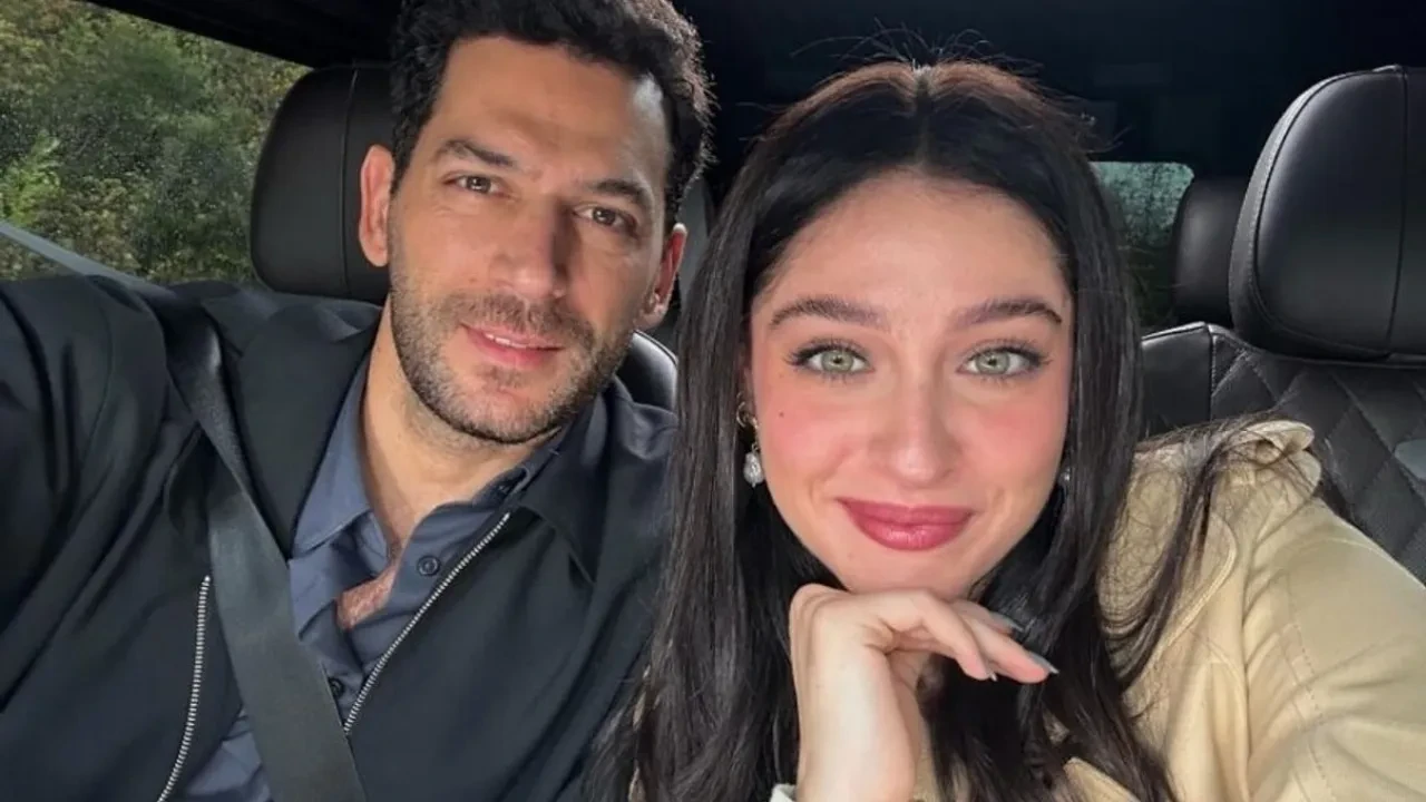 Güller ve Günahlar dizisinin çekimlerinde kahkaha dolu anlar! Murat Yıldırım partneri Cemre Baysel’i taşıyamadı