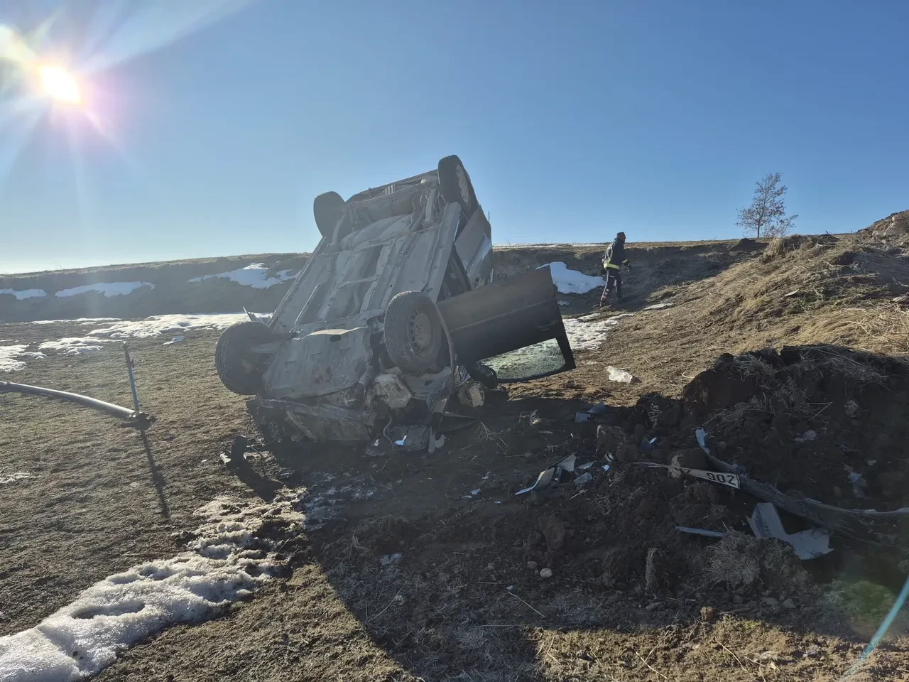Van'da feci kaza! Yaralılar var