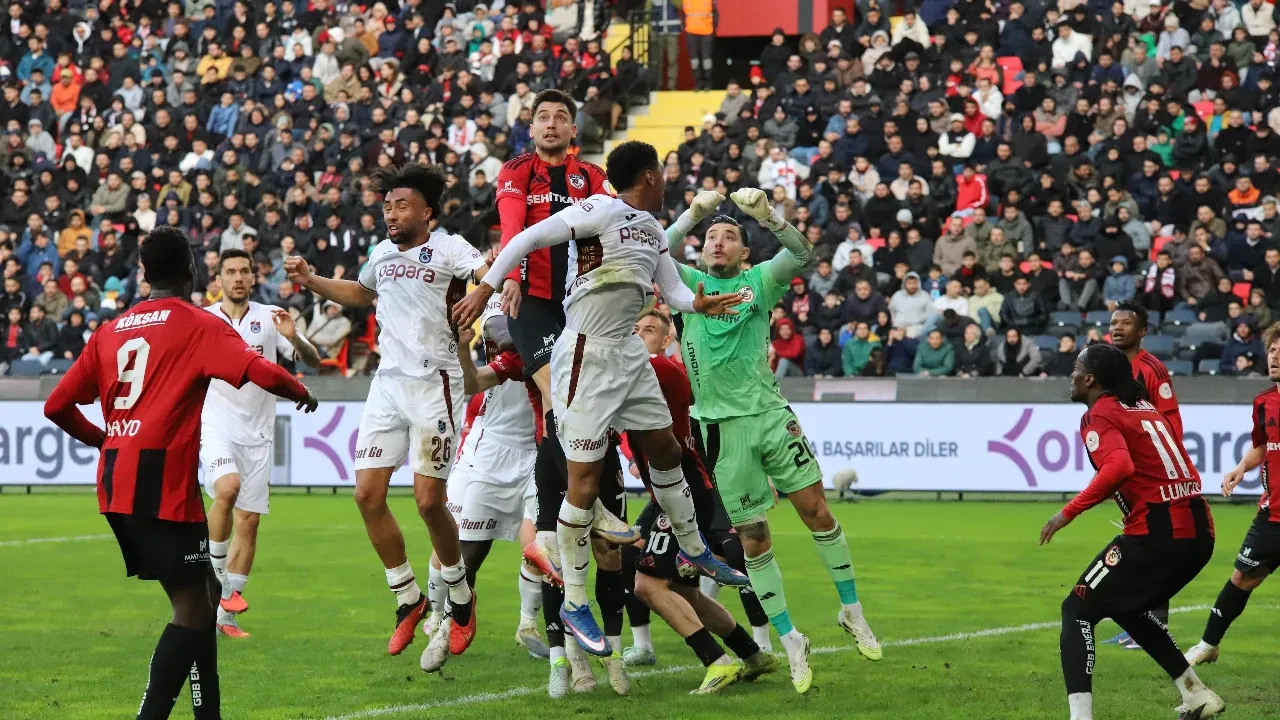 Gaziantep FK Trabzonspor maç skoru kaç kaç golleri kimler attı? Fırtına hata yapmadı