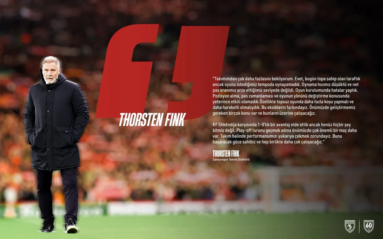 Samsunspor Fatih Karagümrük deplasmanında takıldı: Thorsten Fink'ten ilk maçında beraberlik!