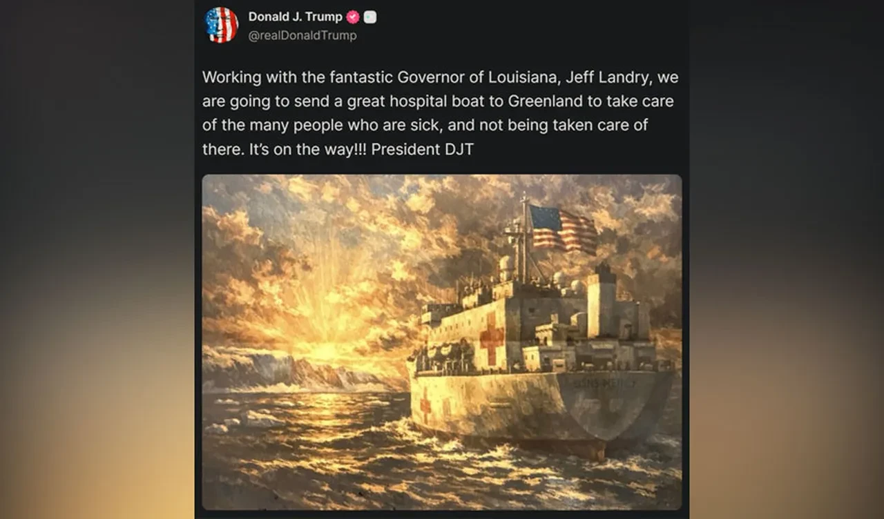 Trump ve Grönland ısrarında yeni perde! Hastane gemisi 'Yolda'