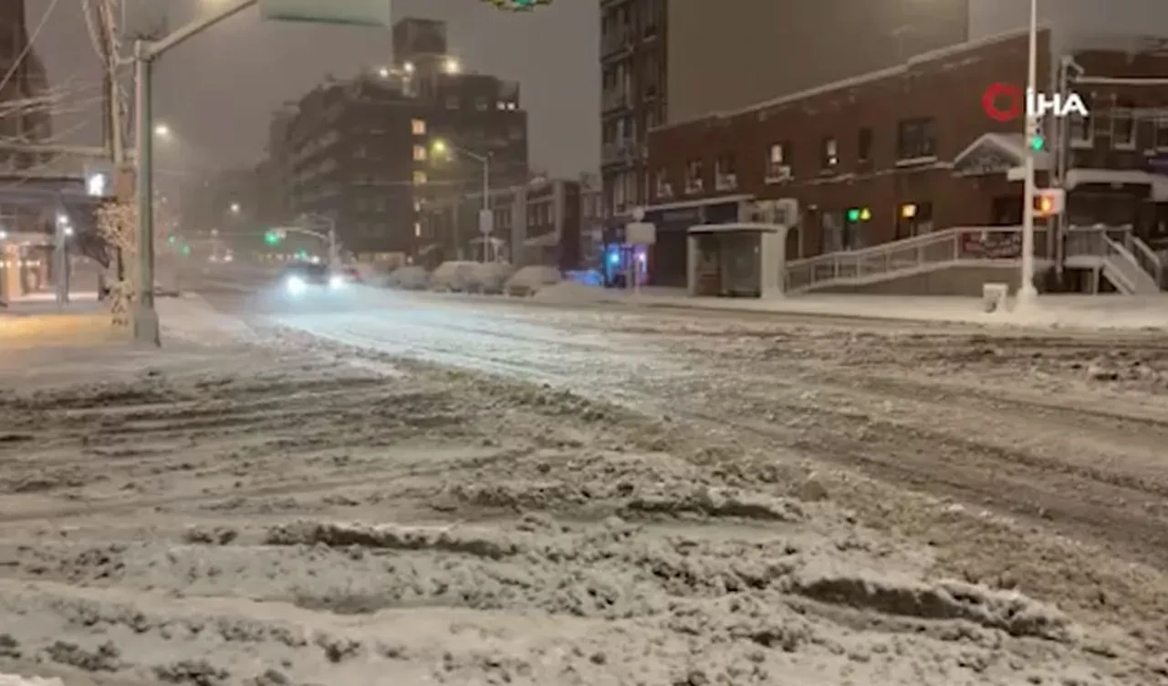 ABD'de birçok bölgeyi kar fırtınası vurdu: Acil durum ilan edildi