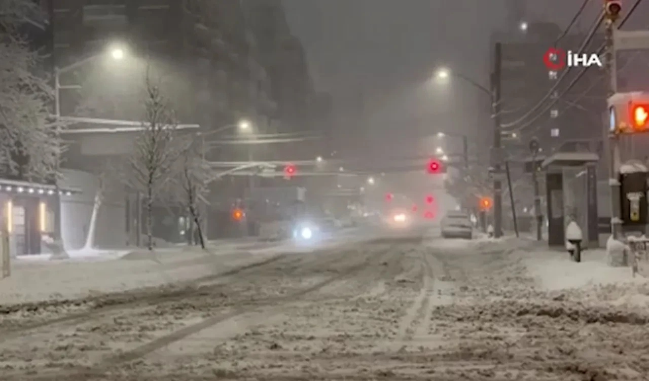 ABD'de birçok bölgeyi kar fırtınası vurdu: Acil durum ilan edildi