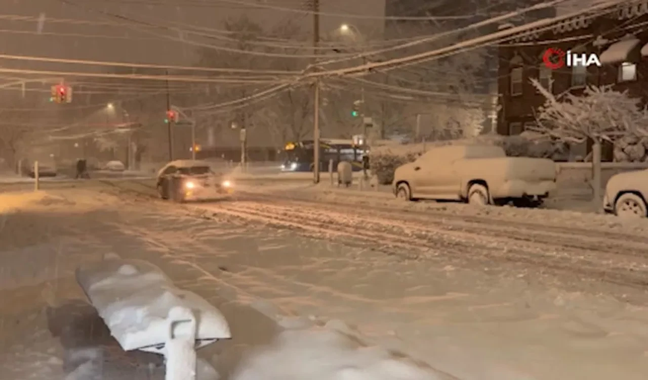 ABD'de birçok bölgeyi kar fırtınası vurdu: Acil durum ilan edildi