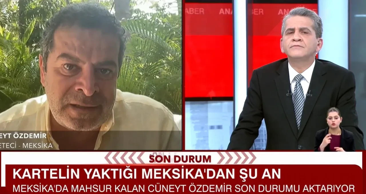 Cüneyt Özdemir Meksika'da son durumu aktardı: 'Kartel sokağa çıkma yasağı ilan etti, çıkış yok!'