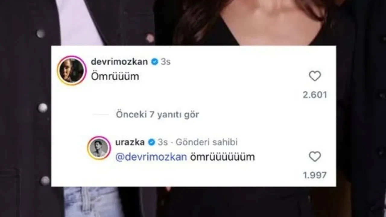 Devrim Özkan’dan rol arkadaşı Uraz Kaygılaroğlu’nun fotoğrafına kafaları karıştıran yorum! “Ömrüm”
