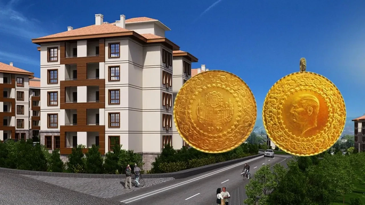 Konutta altın bazında en ucuz iller belli oldu! 1 metrekare, 2 gram