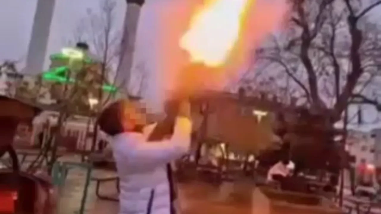 Magandalıkta sınır tanımadı, pompalıyla ateş açıp sosyal medyada yayınladı!