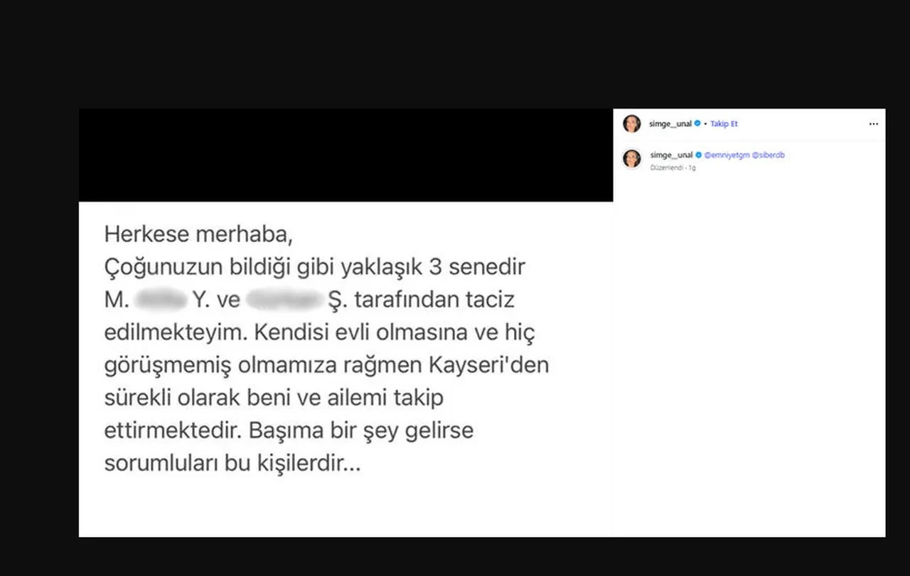 Model Simge Ünal, yardım çağrısında bulundu: Başıma bir şey gelirse sorumluları bunlar 