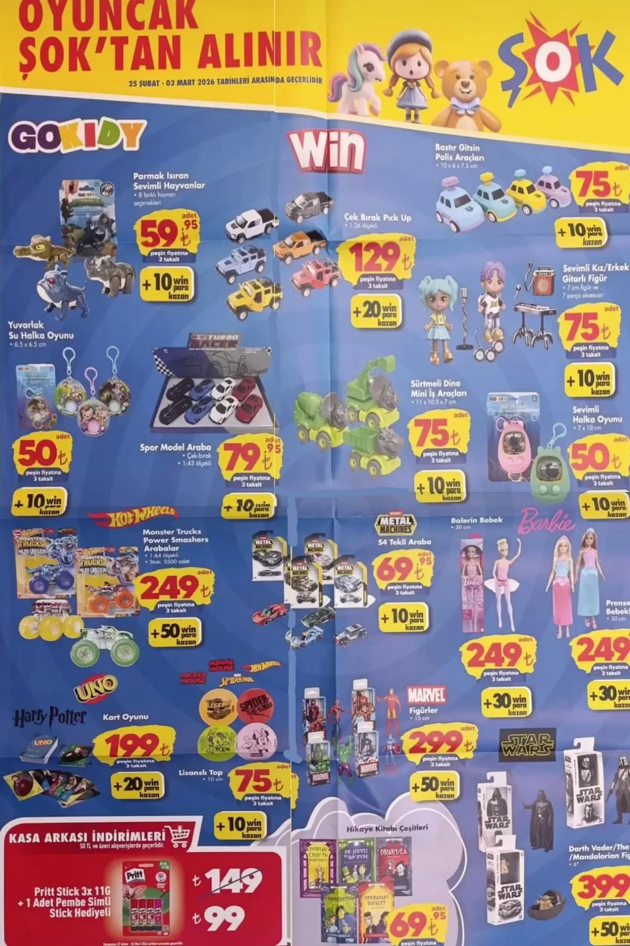 ŞOK aktüel 25 Şubat ürünleri belli oldu! Star Wars, Marvel figürleri, torbasız süpürge ve battaniye, nevresim modelleri geliyor