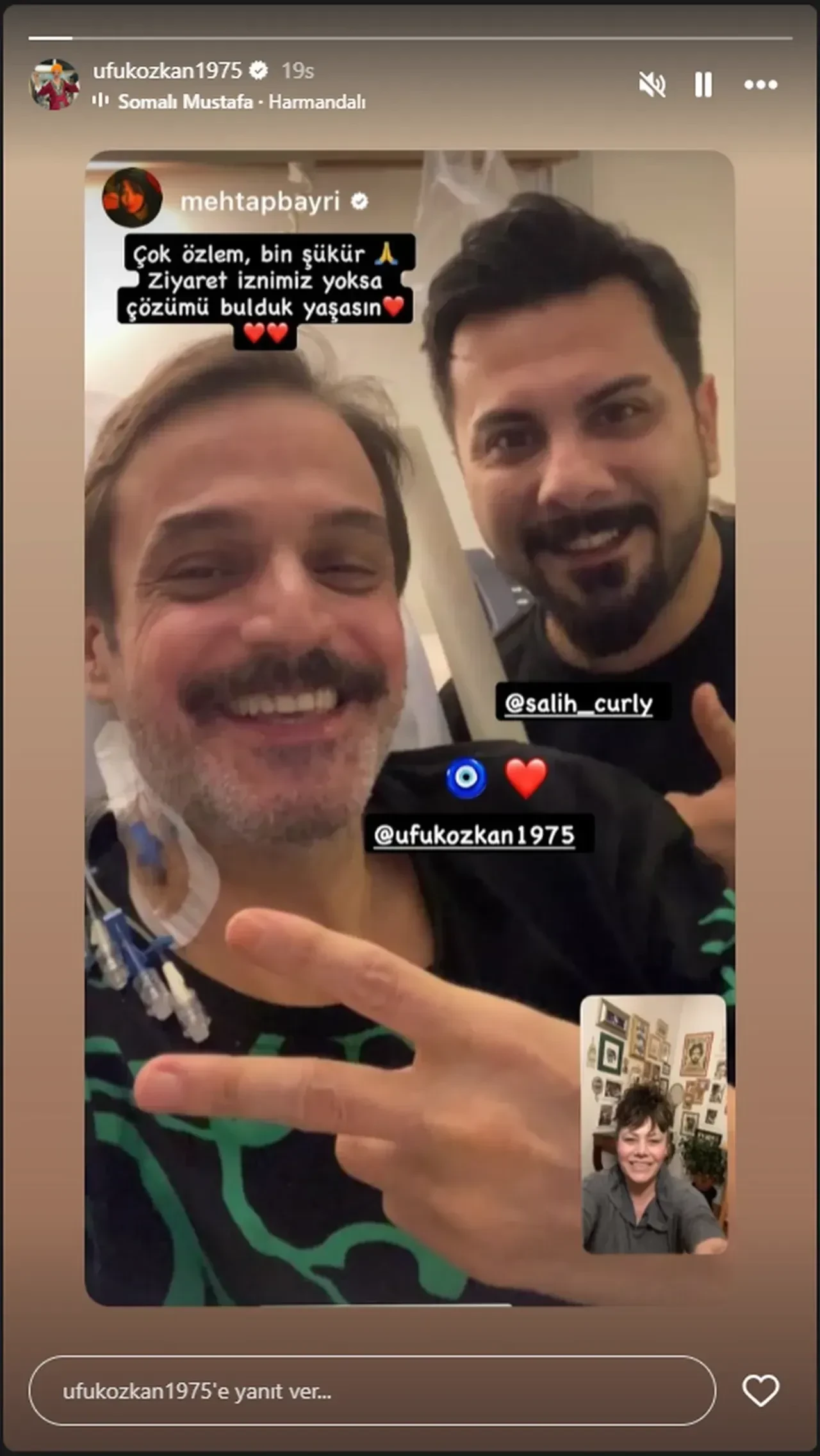 Umut Özkan, abisi Ufuk Özkan'ın tedavi sürecini paylaştı: Rabbim kimseyi umutsuzlukla sınamasın