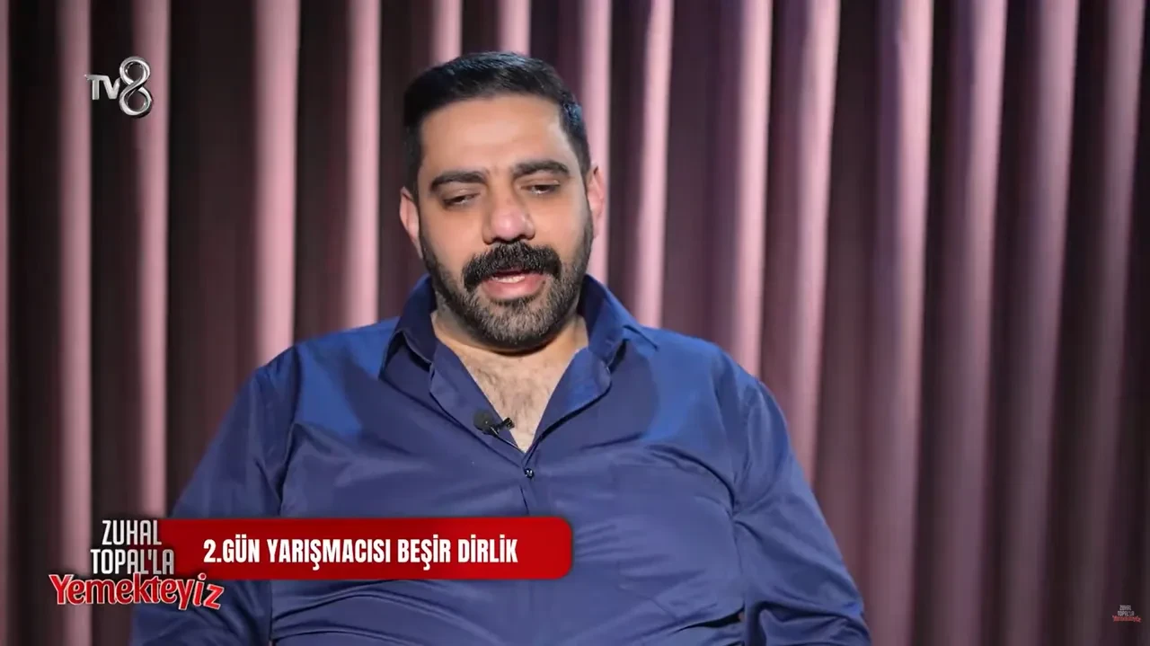 Yemekteyiz Beşir Dirlik kimdir, aslen nereli? Yemekteyiz 2. gün yarışmacısı sert bakışlarıyla Zuhal Topal'ın dikkatini çekti