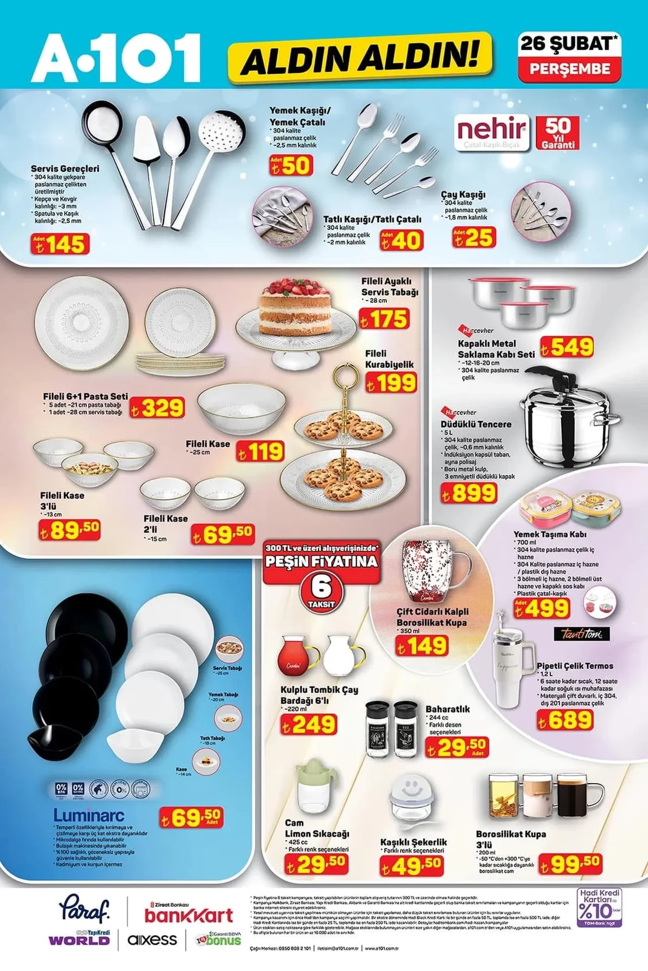 A101 26 Şubat - 5 Mart aktüel kataloğu 2026! Halı çeşitleri, fırın, su sebili, dikey süpürge ve overlok makinesi geliyor