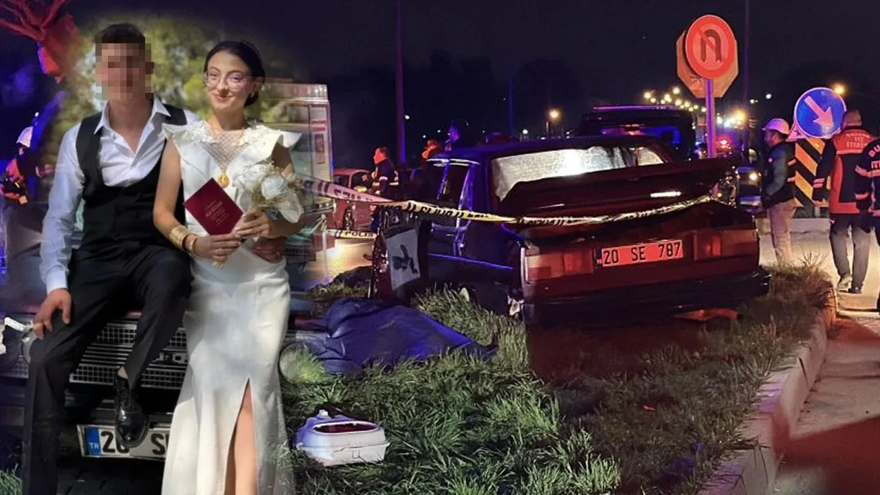 Burdur'da kahreden kaza: 6 aylık evli çifti ölüm ayırdı