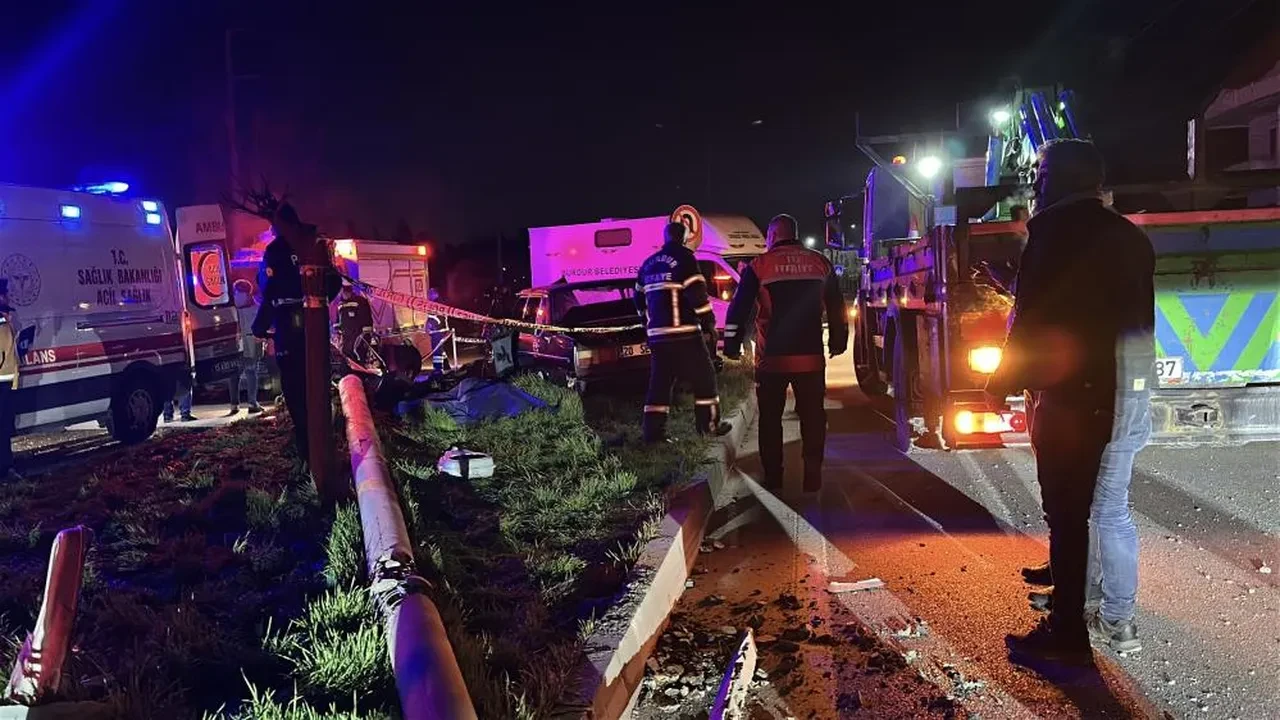 Burdur'da kahreden kaza: 6 aylık evli çifti ölüm ayırdı