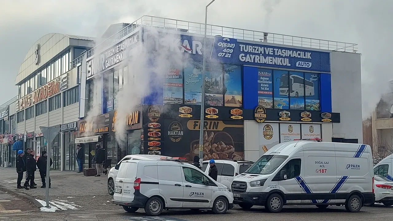 Erzurum'da fırında korkutan patlama!