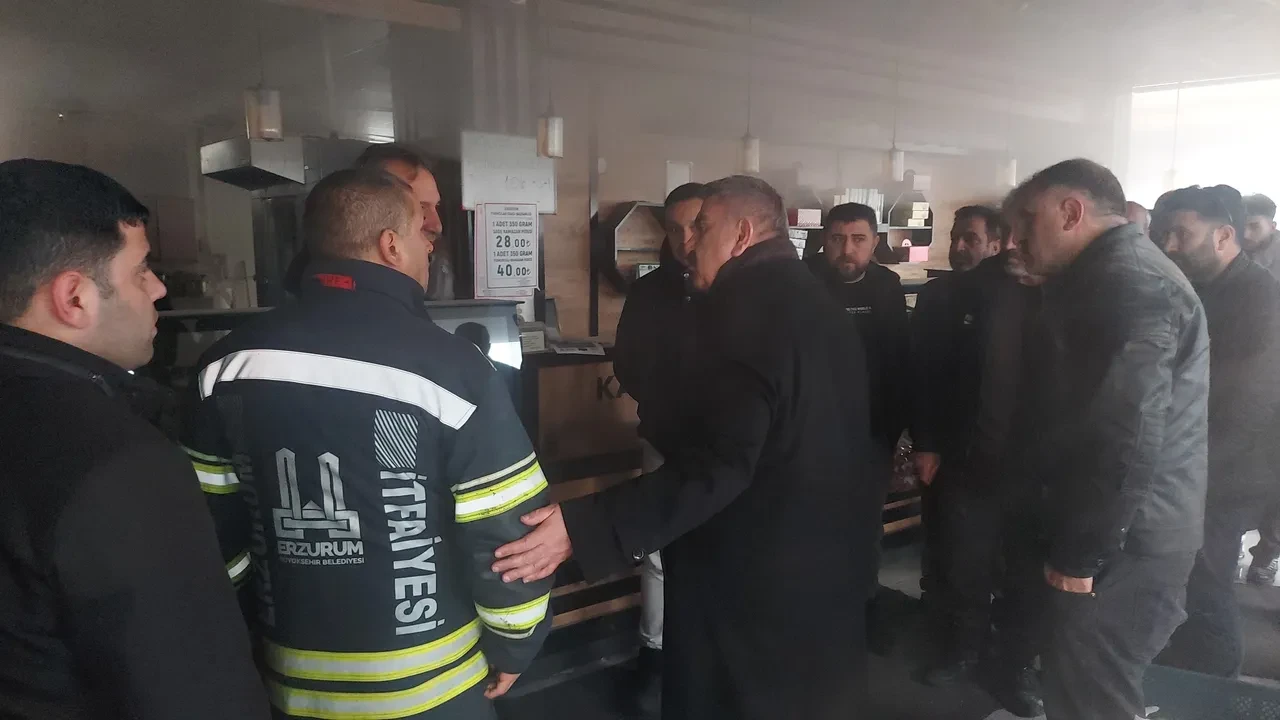 Erzurum'da fırında korkutan patlama!