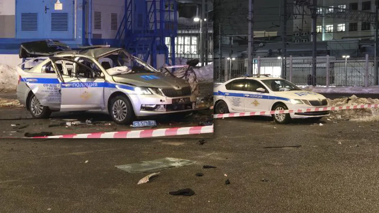 Moskova'da polis aracına bombalı saldırı: Ölü ve yaralılar var