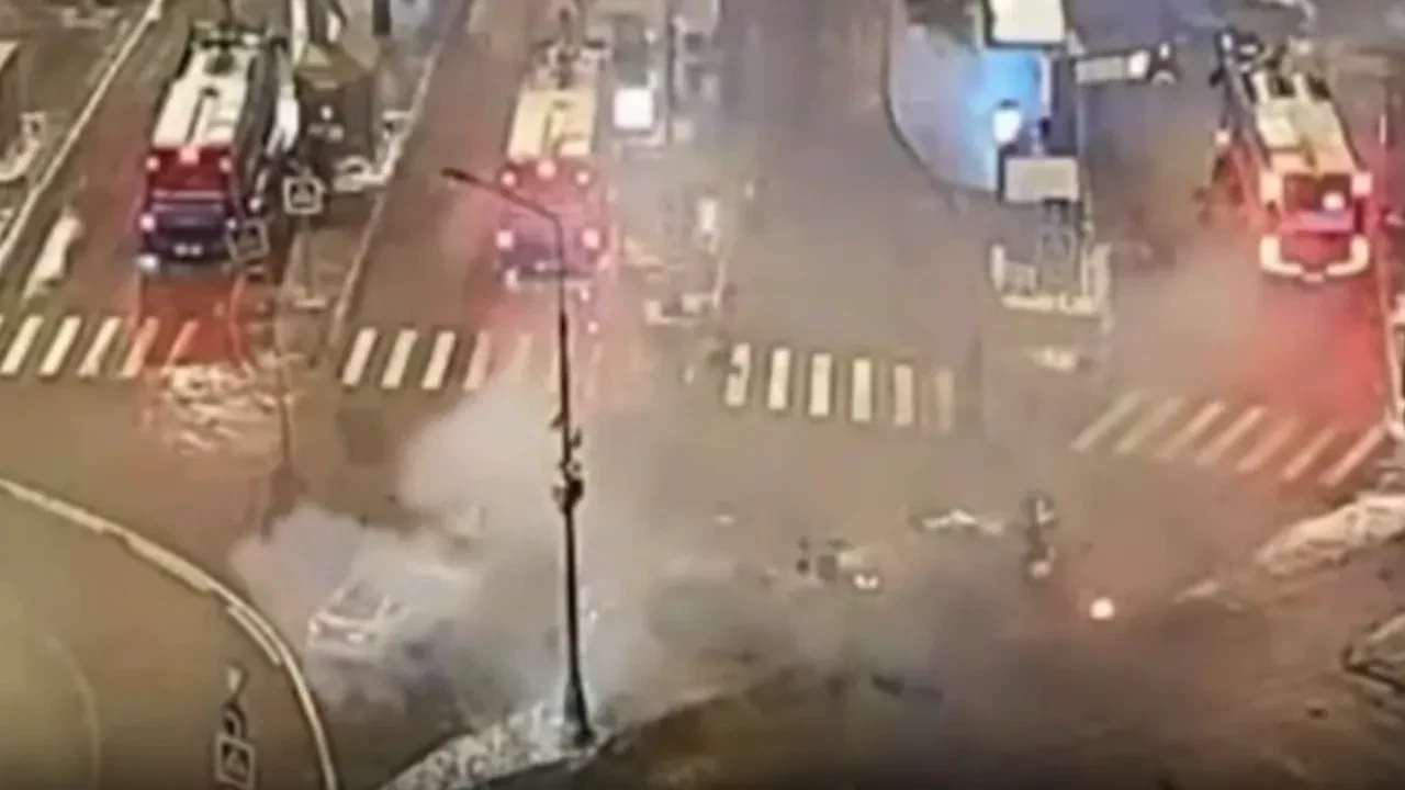 Moskova'da polise intihar saldırısı: Dehşet anları ortaya çıktı