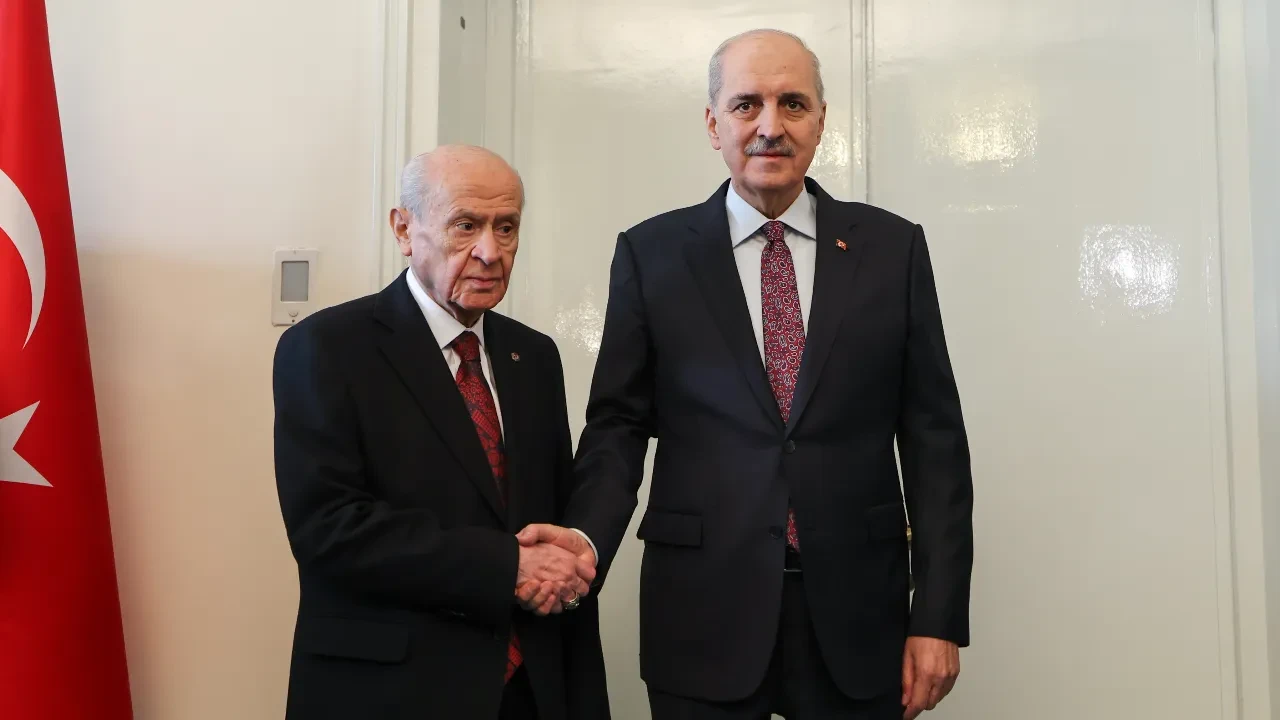 TBMM Başkanı Numan Kurtulmuş, MHP Genel Başkanı Bahçeli'yi ziyaret etti!