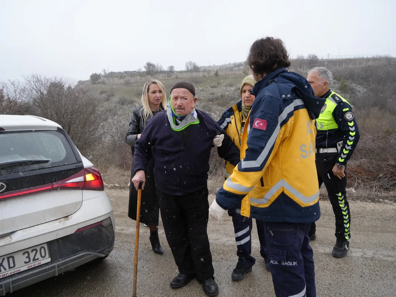 Virajı alamadı, ağaçlara çarparak durabildi! Kastamonu'da feci kaza