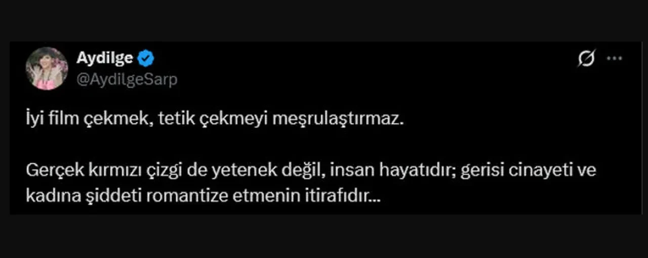 Aydilge'den Nur Sürer'e "Yılmaz Güney" tepkisi