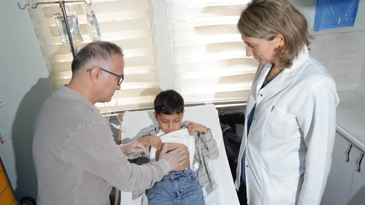 Çocuklarda nadir görülen diyafram fıtığı Samsun'da ilk kez tedavi edildi!