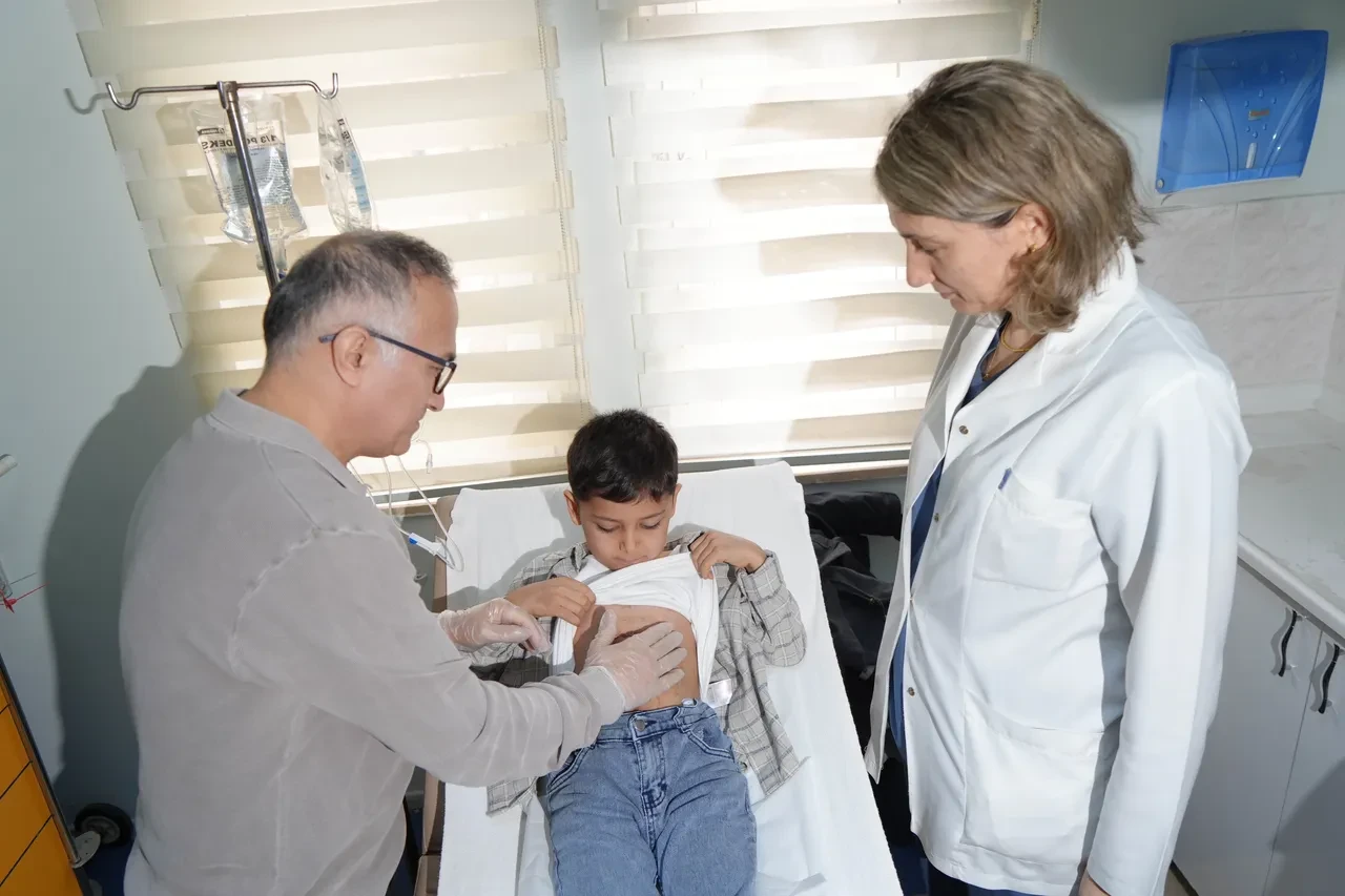 Çocuklarda nadir görülen diyafram fıtığı Samsun'da ilk kez tedavi edildi!