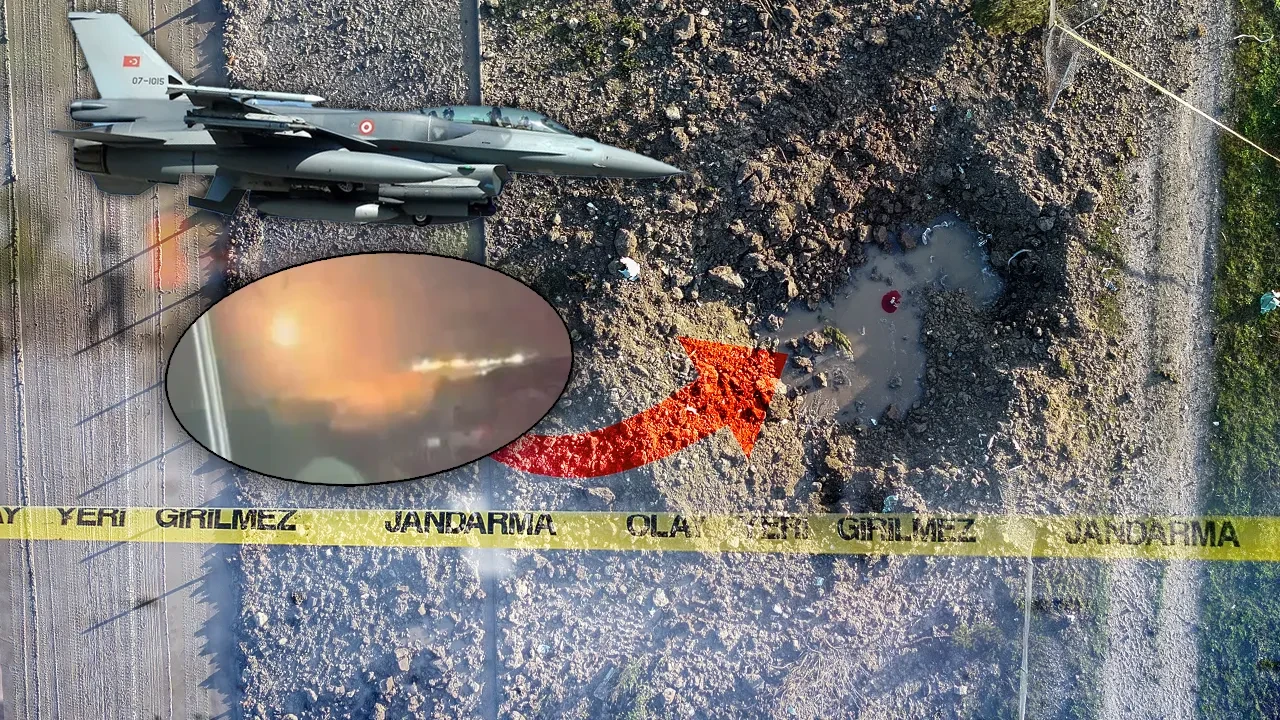 F-16'nın düşüşüne tanık olan şoför o anları anlattı: "Bütün parçalar önüme fırladı"