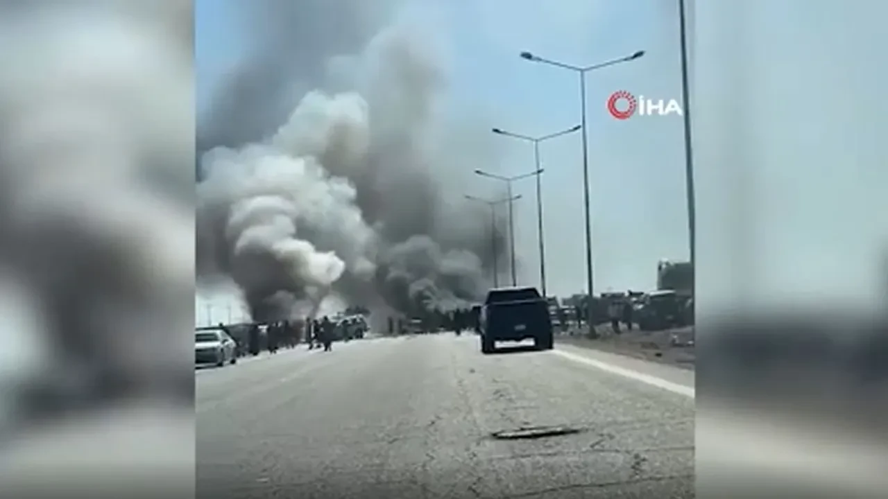 Irak'ta zincirleme kaza! Çok sayıda ölü ve yaralı var