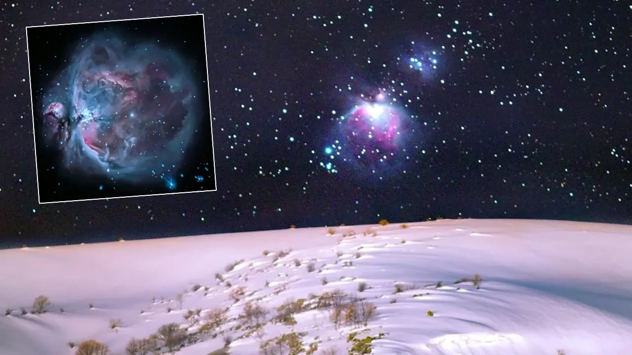 Orion'un nefes kesen görüntüsü! Bitlis’te uzay tutkunları o anları kayda aldı