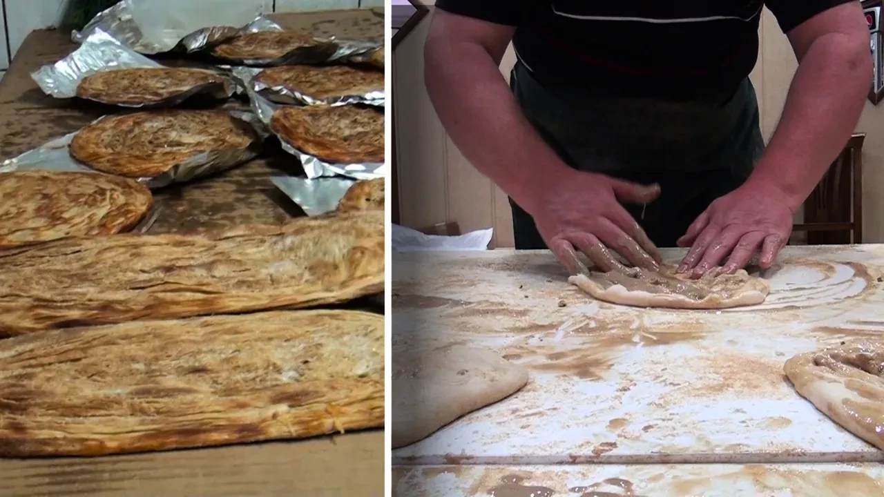 Ramazan'ın vazgeçilmez lezzeti tahinli pide! Damaklarda iz bırakıyor