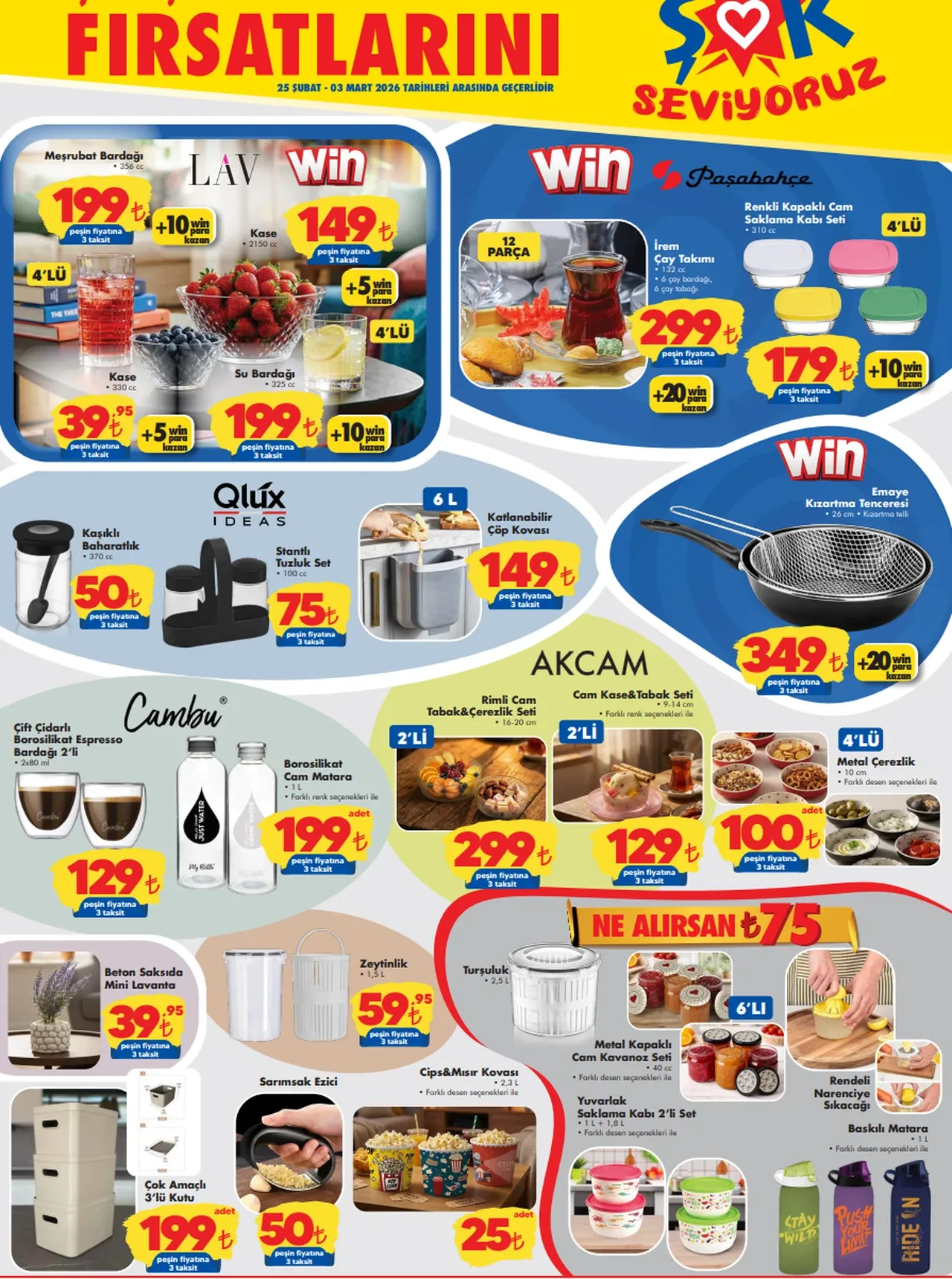 ŞOK aktüel 25 Şubat ürünleri raflarda yerini aldı! Bugün ŞOK'a kol saatleri, pamuklu battaniye ve 3'lü ankastre seti geliyor