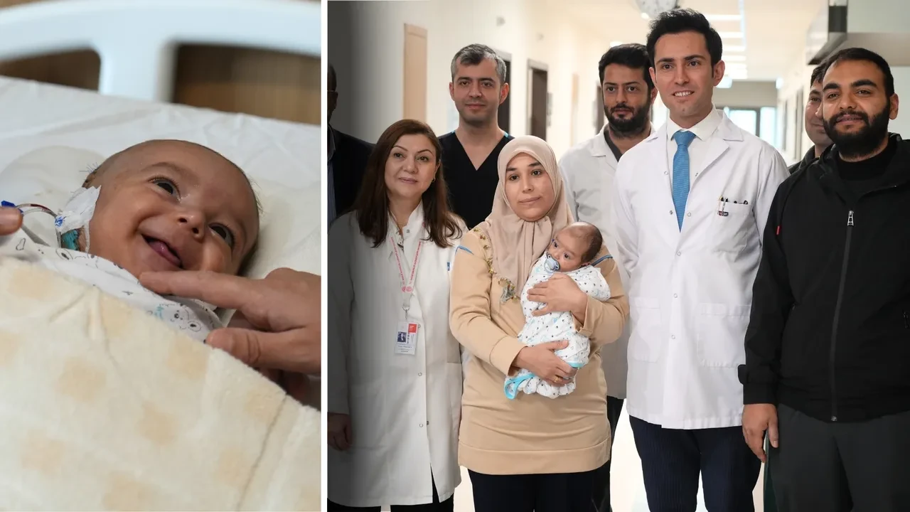 Talha bebek hayata tutundu! Tümörün tamamı temizlendi