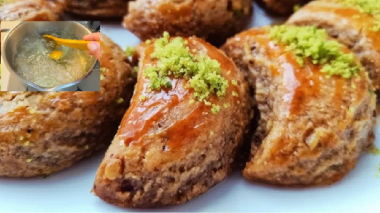 2026 Ramazan sofralarının imza tatlısı: Bol şerbetiyle dışı kıtır, içi kıyır Hilal tatlısı tarifi! 