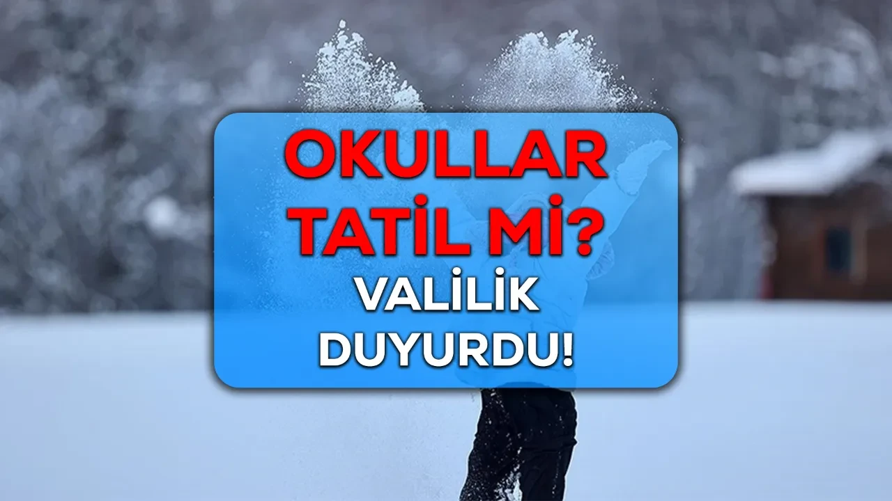 Erzincan ve Erzurum’da okullar tatil mi? 27 Şubat tatil kararı için gözler valilik kar tatili açıklamasında