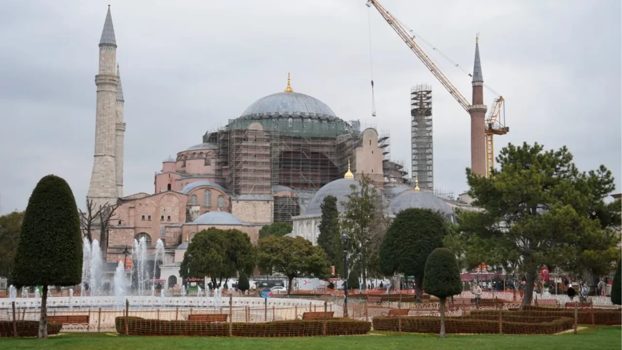 Ayasofya’da Cumhuriyet tarihinin en kapsamlı restorasyonu! 