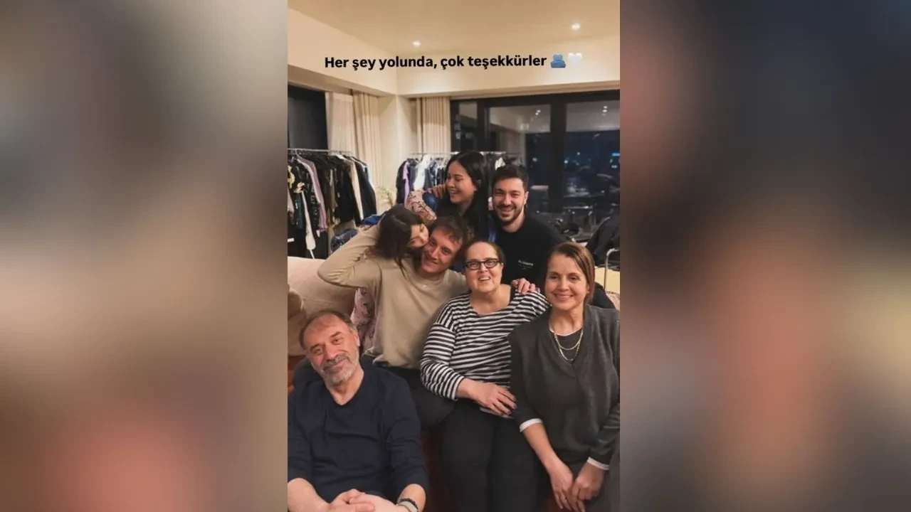 Edis ifade sonrası ailesiyle poz verdi! “Her şey yolunda”