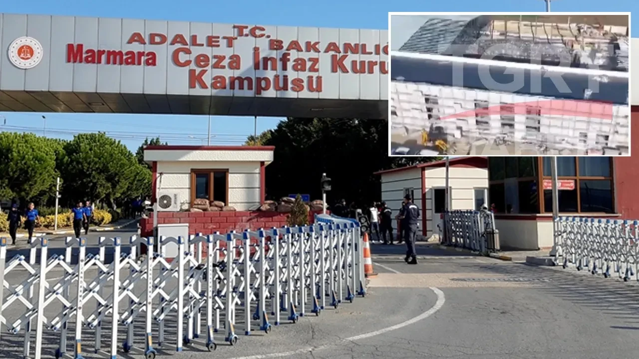 Silivri'deki Marmara Cezaevi'ne yapılan büyük duruşma salonu ilk kez görüntülendi