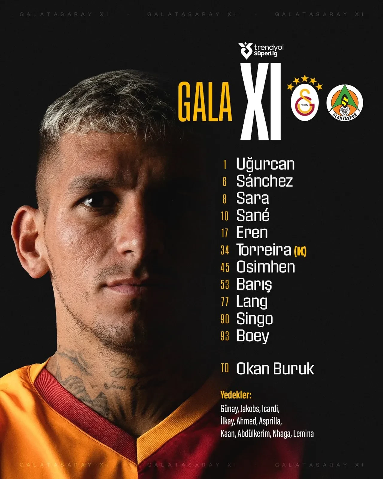 Galatasaray Alanyaspor engelini de kayıpsız geçti!